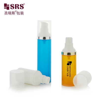 PA0205 15ml 30ml 50ml 친환경 PP 색상 맞춤형 공기 없는 펌프 로션 기초 액체 병 포장