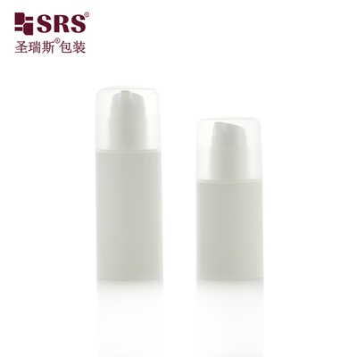 PA213 30ml 50ml 타원형 맞춤 주사 색상 플라스틱 PP 공기 없는 펌프 병 화장품 포장