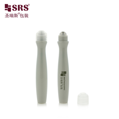 SRS8447-15ML 맞춤형 플라스틱 빈 롤러 강철 볼 병 화장품 눈 젤 세럼 포장 어플리케이션