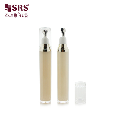 LR001-15ML 페인트 맞춤 색상 럭셔리 맑은 아크릴 눈 세럼 병 포장 화장품