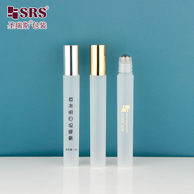 RPA-10ML(C) 투명 무광 프로스티드 플라스틱 PP PCR 친환경 아이 세럼 롤온 보틀
