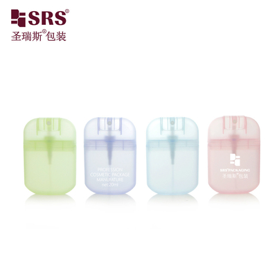 PWU006 20ML 30ML 주사 맞춤형 반투명 카드 모양 미세 분무 스프레이 병