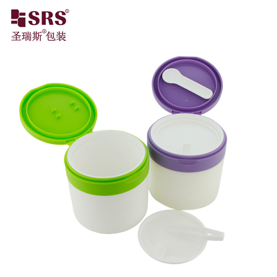 SRS1 120g 150g 사출 맞춤형 색상 플라스틱 PP PCR 재활용 크림 용기 포장