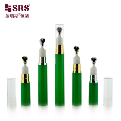 A0031B 5ml 10ml 12ml 15ml 공기가 없는 펌프 병 금속 진크 헤드 응용기 맞춤형 눈 젤 포장