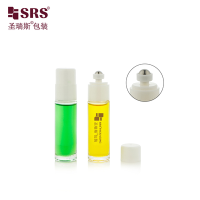 BLPB 15ml 투명 도매 맞춤형 금형 유리 롤온 병 스위치 롤러 강철 볼 병 향수용