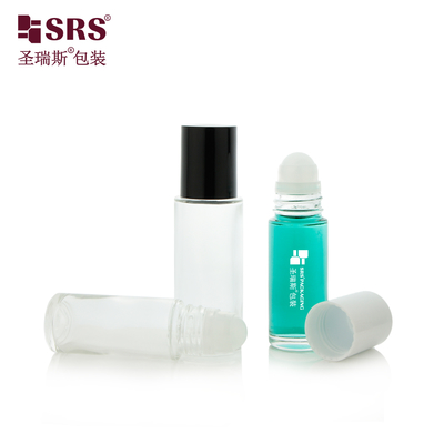 BLPC 30ML 50ML 맑은 두꺼운 벽 무거운 유리 롤 데오도рант 젤 병 포장 개인 관리 병