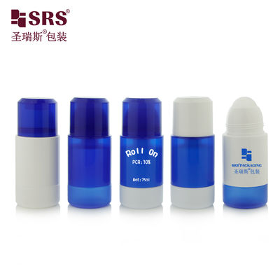 RPPE 50ml 75ml 피부 친화적 인 플라스틱 롤러볼 응용기 디오도рант 젤 & 보디 에센스 용 교체 가능한 디자인