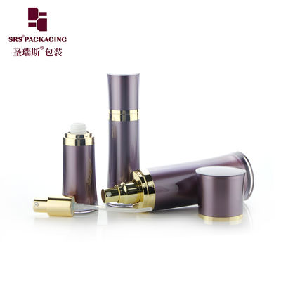 SRS 중국 공급업체 고급 빈 검은 피부 관리 제품 용기 아크릴 로션 병