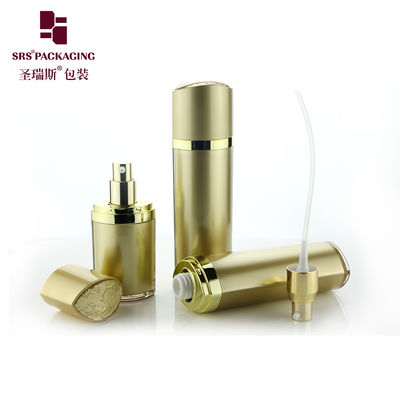 SRS 빈 고급 화장품 병 30ml 60ml 120ml 플라스틱 눈 모양 검은 아크릴 용기