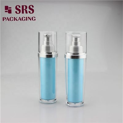 L041 럭셔리 화이트 로션 병 (골드 숄더), 파운데이션 펌프 병