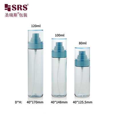PETG03 80ML 100ML 120ML Injection Custom Translucent Color PETG Plastic Pump Bottle With Fine Mist