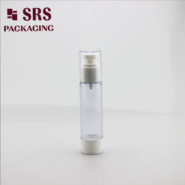 A027 투명 플라스틱 병 화장품 에센스 혈청 펌프 공기 없는 병