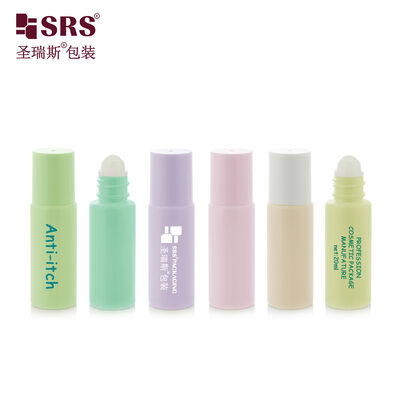 PET 15ml 20ml 빈 둥근 반짝이는 완성 된 롤러 볼 병