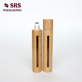 10ml 럭셔리 주문 에센셜 오일 롤러 병 빈 대나무 액체 병
