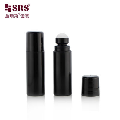 RPPD-90ML 맞춤형 블랙 PP PCR 롤 온 데오도란트 젤 냉각 릴리프 병