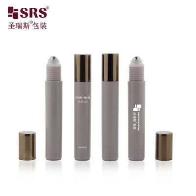 RPA 15ML 눈 혈청 젤 플라스틱 PP 롤러 강철 공 안마 병에 목록