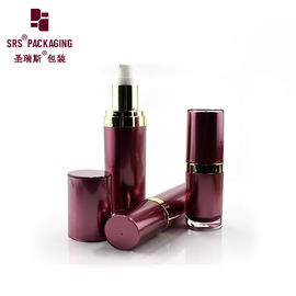 L040 15ml 30ml 60ml 120ml 고급 타원형 빈 아크릴 플라스틱 병
