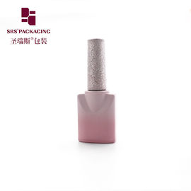 사용자 지정 점진적 분홍색 유리 빈 손톱 록 병 10ml