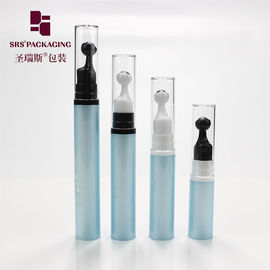 여행 크기의 플라스틱 롤러 금속 볼 마사지 혈청 공기 없는 펌프 병 10ml