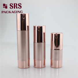 빈 맞춤 색의 장미 금 플라스틱 세러움 병 공기 없는 30ml