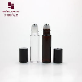 10ml 투명한 앰버 빈 플라스틱 PET 피부 관리 립 글러스 롤