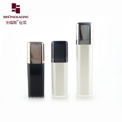 15ml 30ml 50ml 플라스틱 빈 로션 피부 관리 정사각형 공기 없는 펌프 병