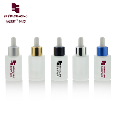 1온스 빈 향수 향수 유리 분홍색 파란색 녹색 보라색 맞춤색 에센셜 오일 드롭퍼 병 30ml