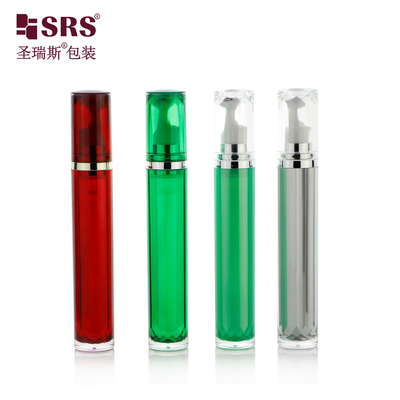 럭셔리 아크릴 빈 플라스틱 롤러 스틸 볼 눈 세움 15ml 병